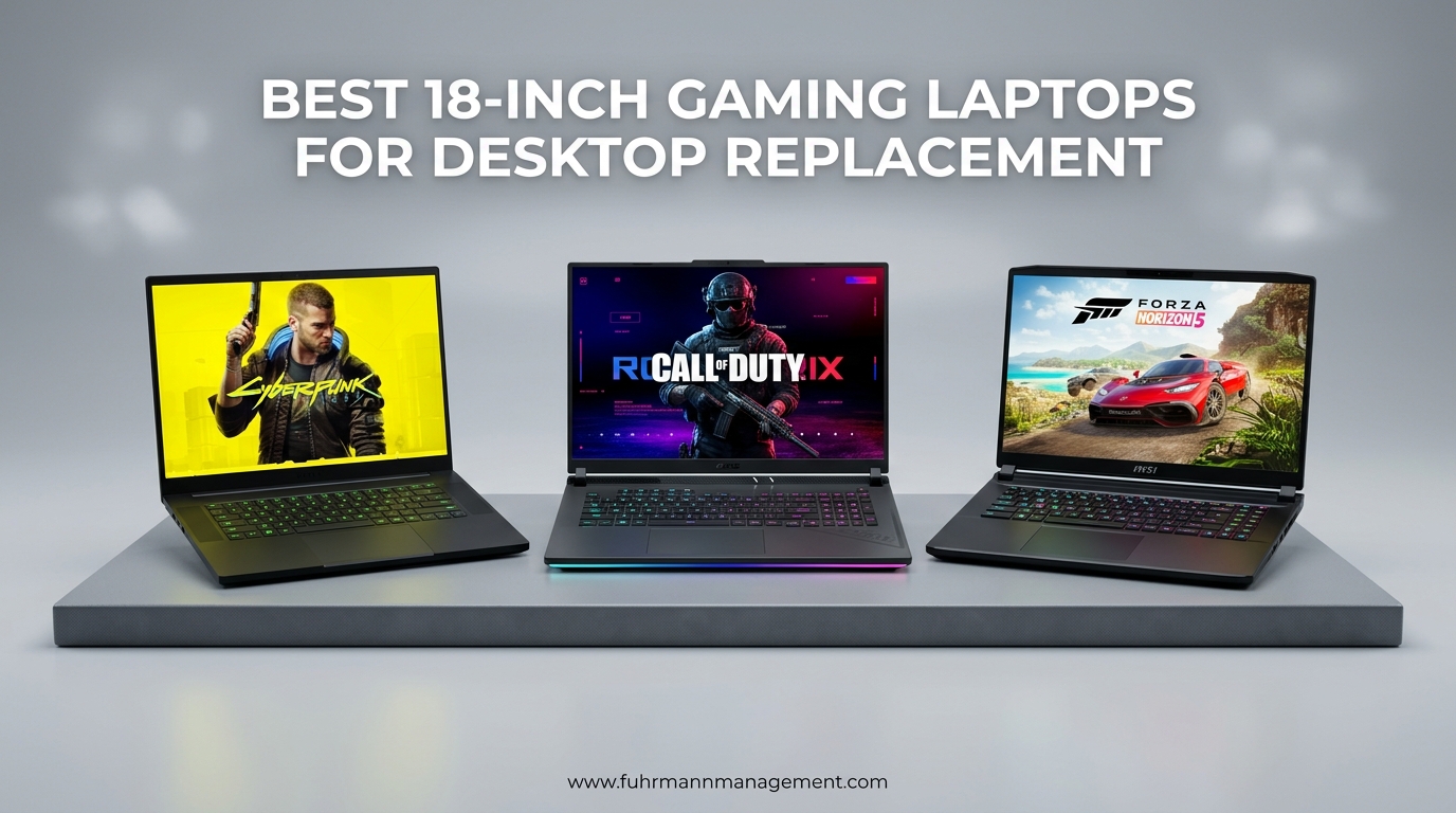 Best 18-Inch Gaming Laptops for Desktop Replacement