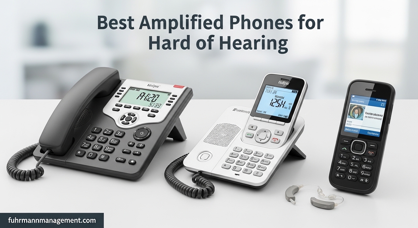 Best Amplified Phones for Hard of Hearing