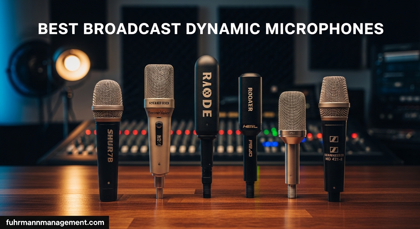 Best Broadcast Dynamic Microphones
