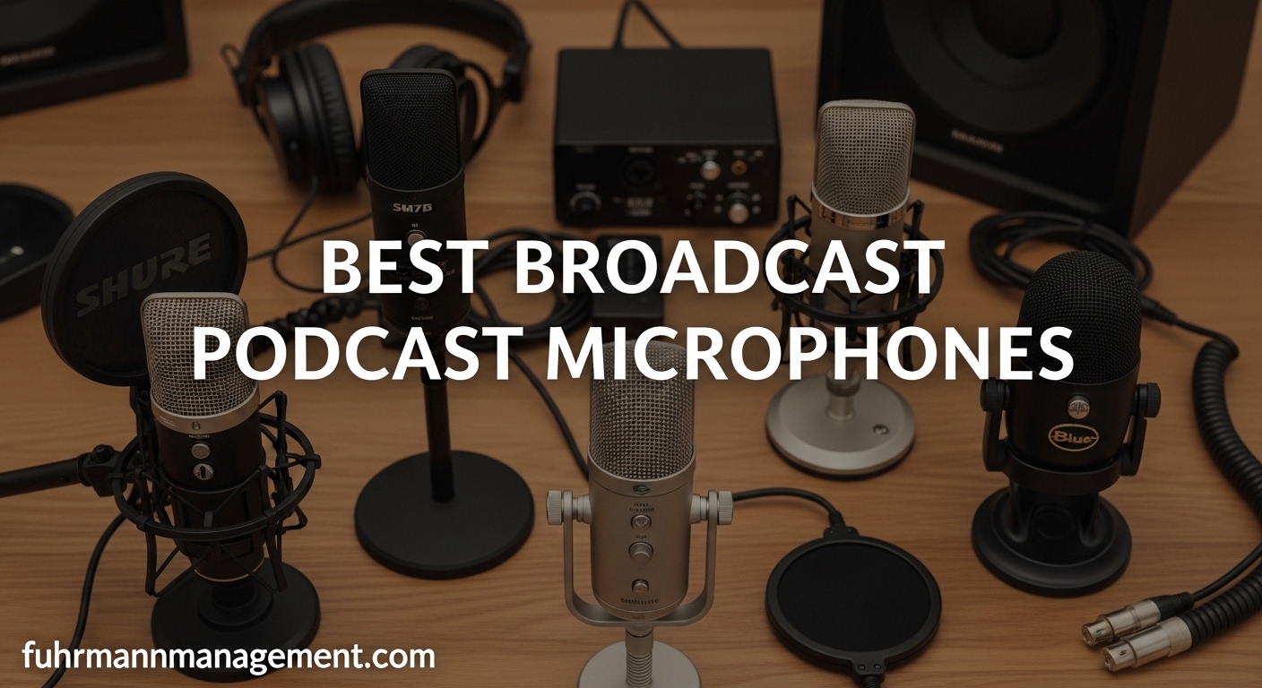 Best Broadcast Podcast Microphones
