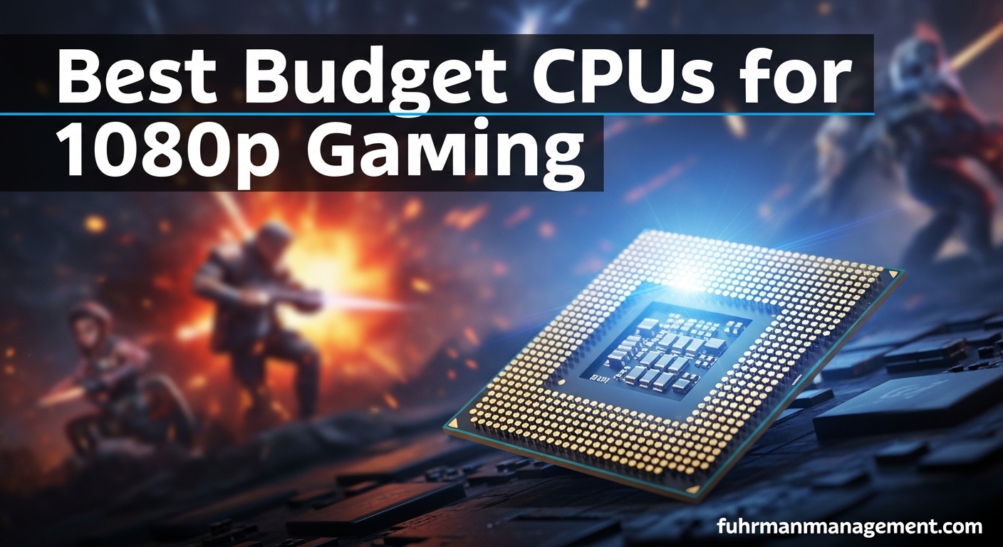 Best Budget CPUs for 1080p Gaming