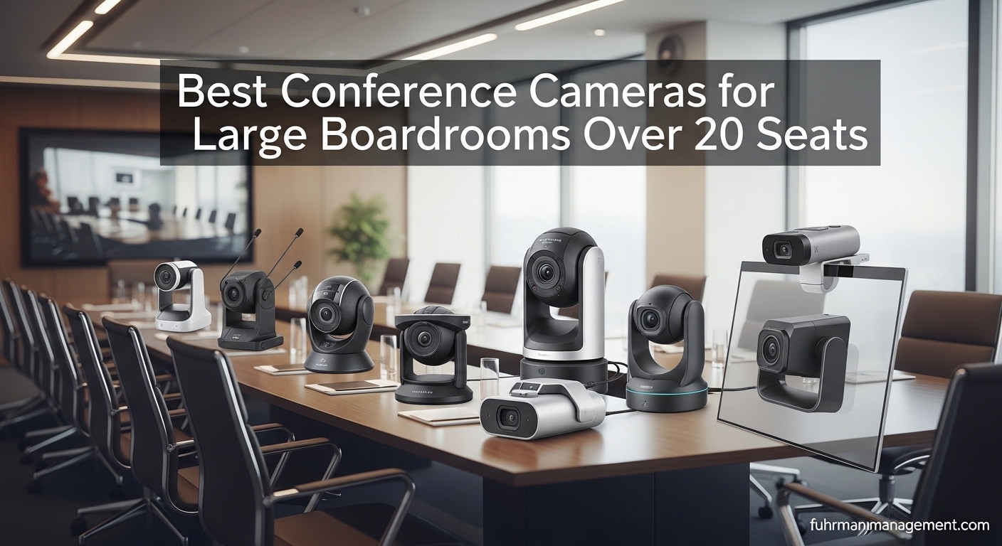 Best Conference Cameras for Large Boardrooms Over 20 Seats