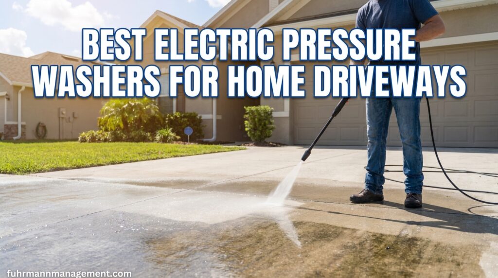 Best Electric Pressure Washers for Home Driveways