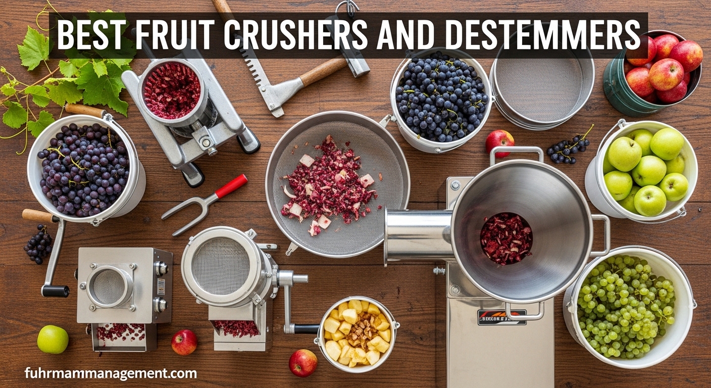 Best Fruit Crushers and Destemmers