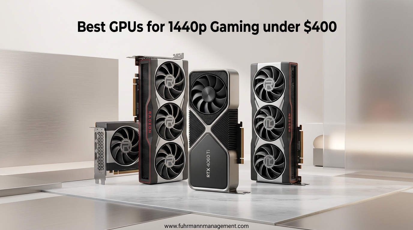 Best GPUs for 1440p Gaming under $400