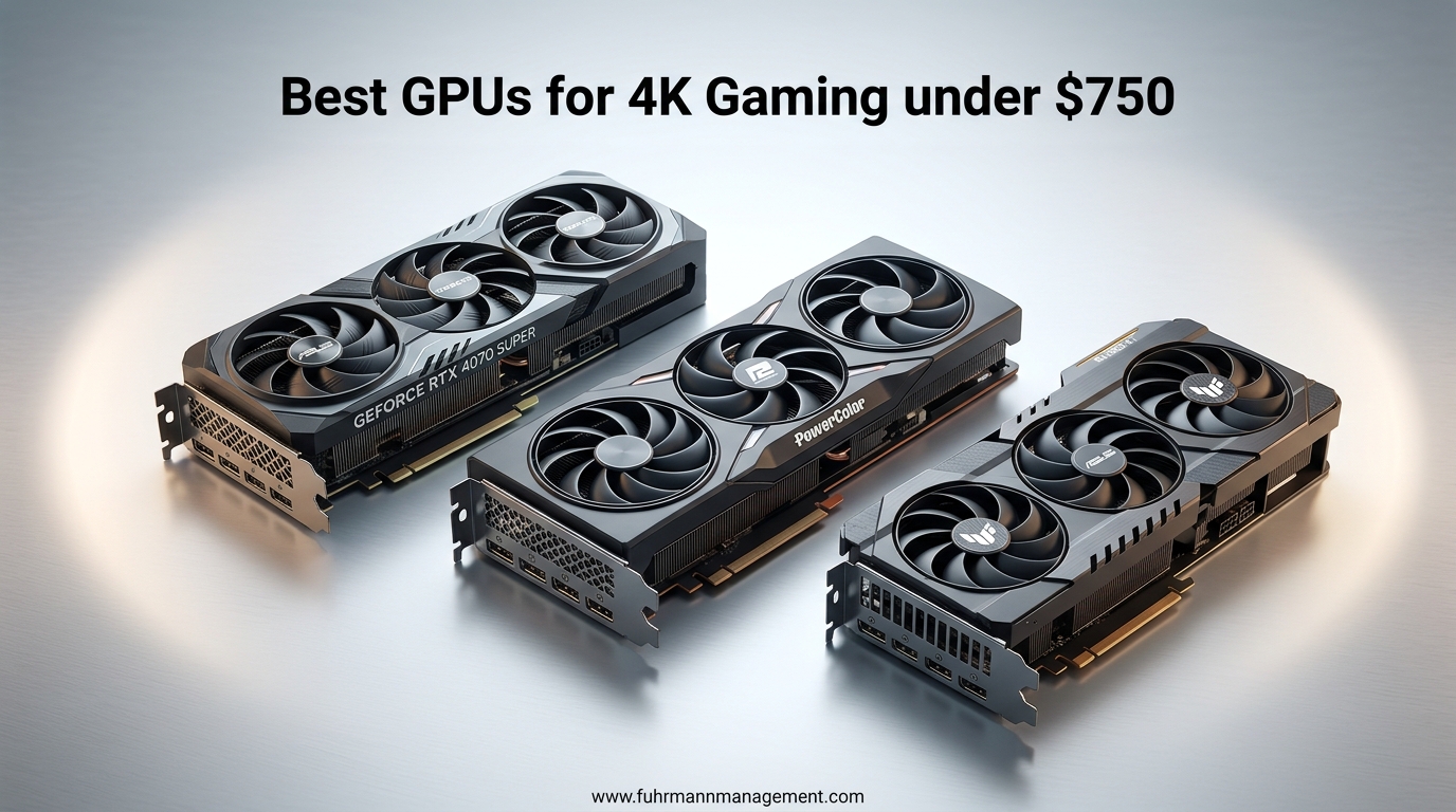 Best GPUs for 4K Gaming under $750