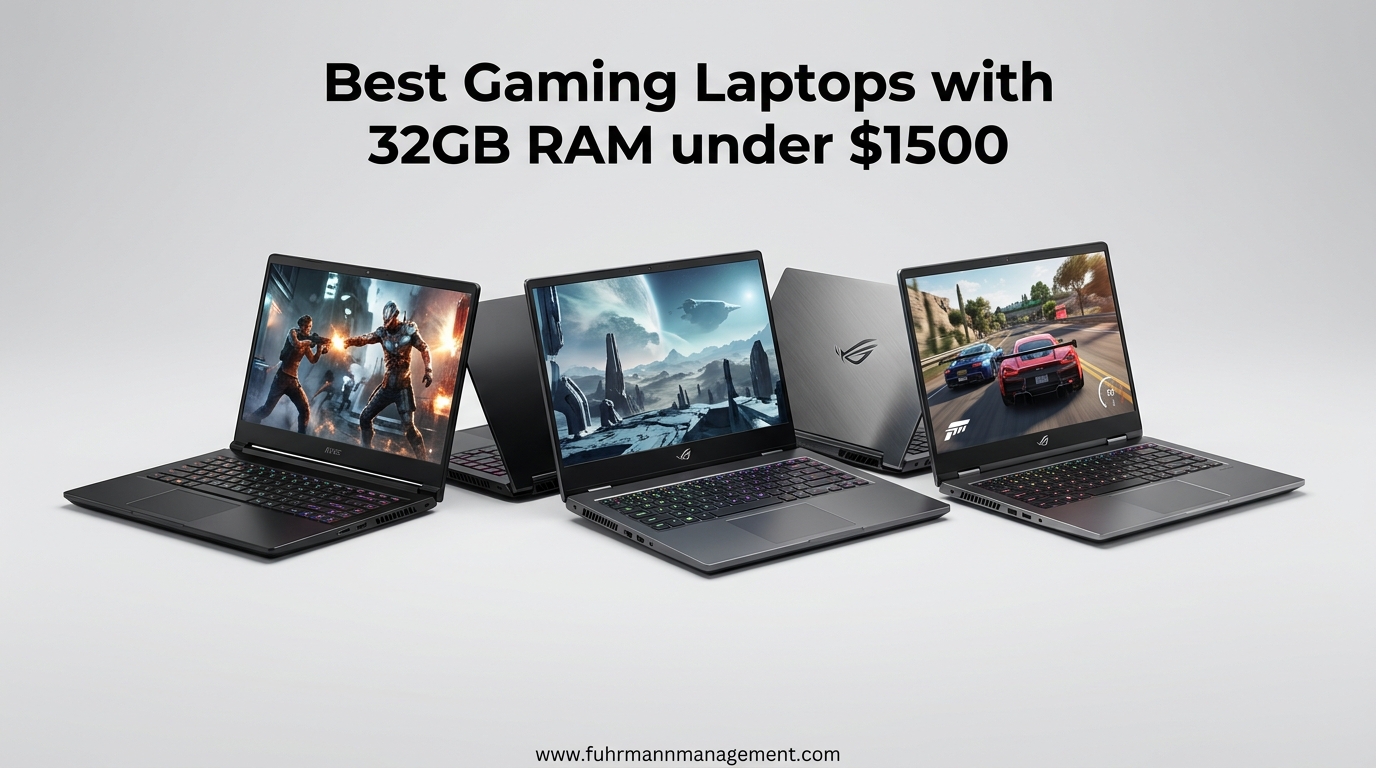 Best Gaming Laptops with 32GB RAM under $1500