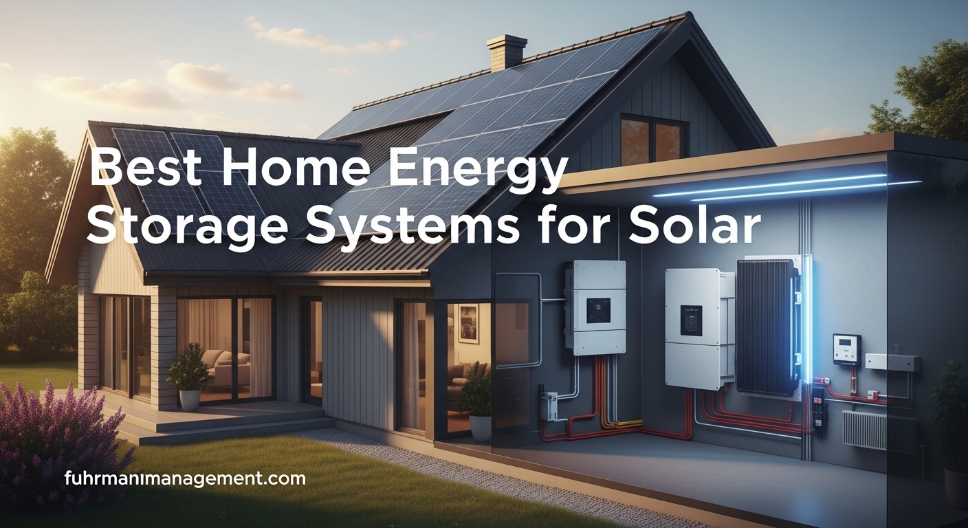 Best Home Energy Storage Systems for Solar