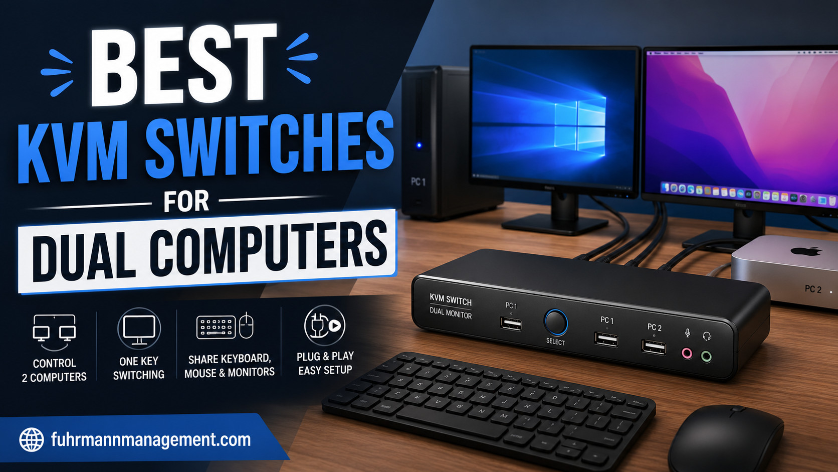 Best KVM Switches for Dual Computers