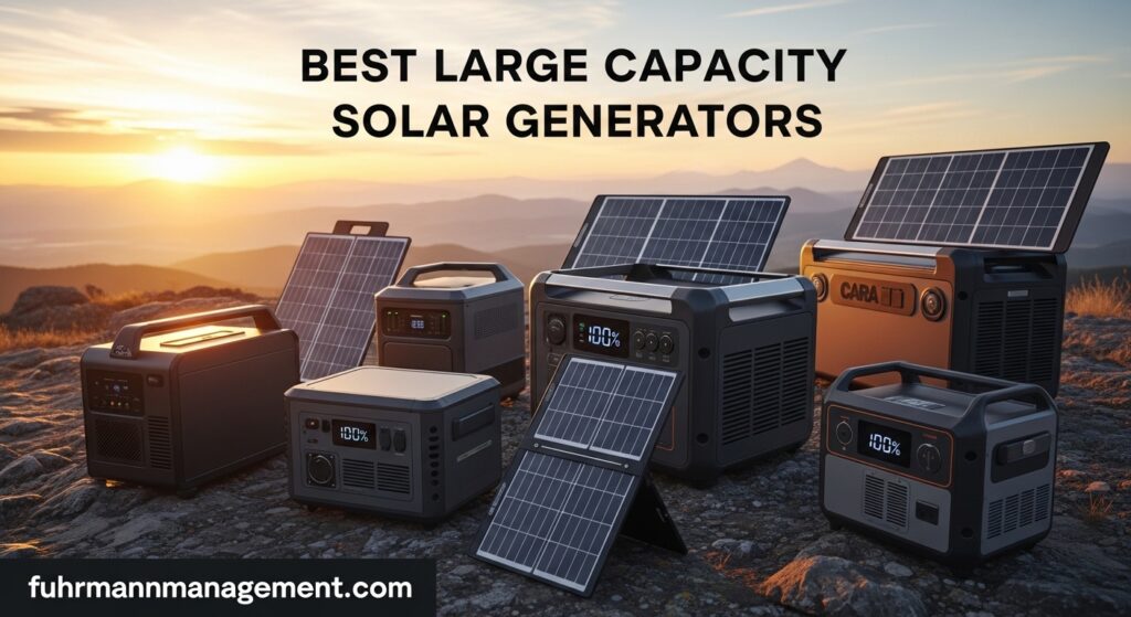 Best Large Capacity Solar Generators