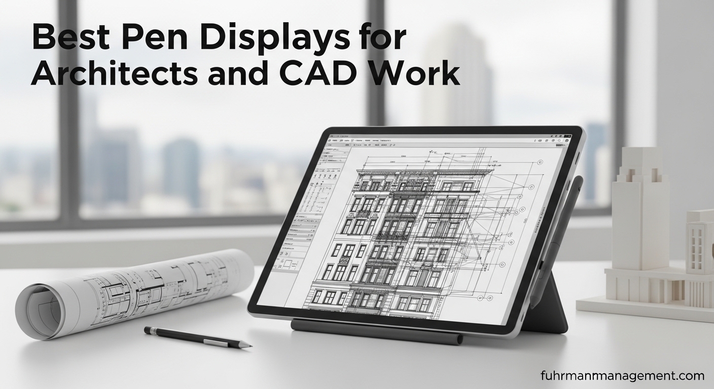Best Pen Displays for Architects and CAD Work