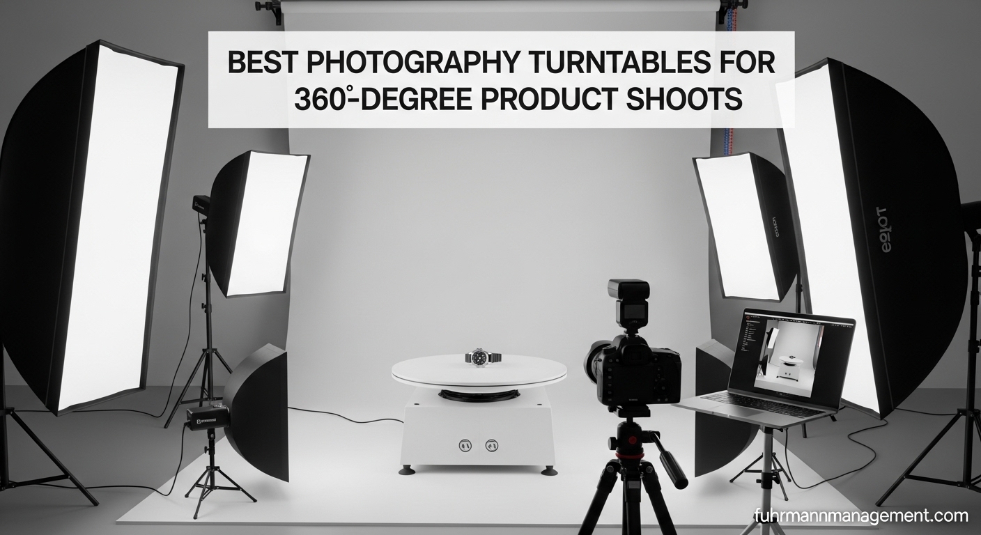 Best Photography Turntables for 360-Degree Product Shoots