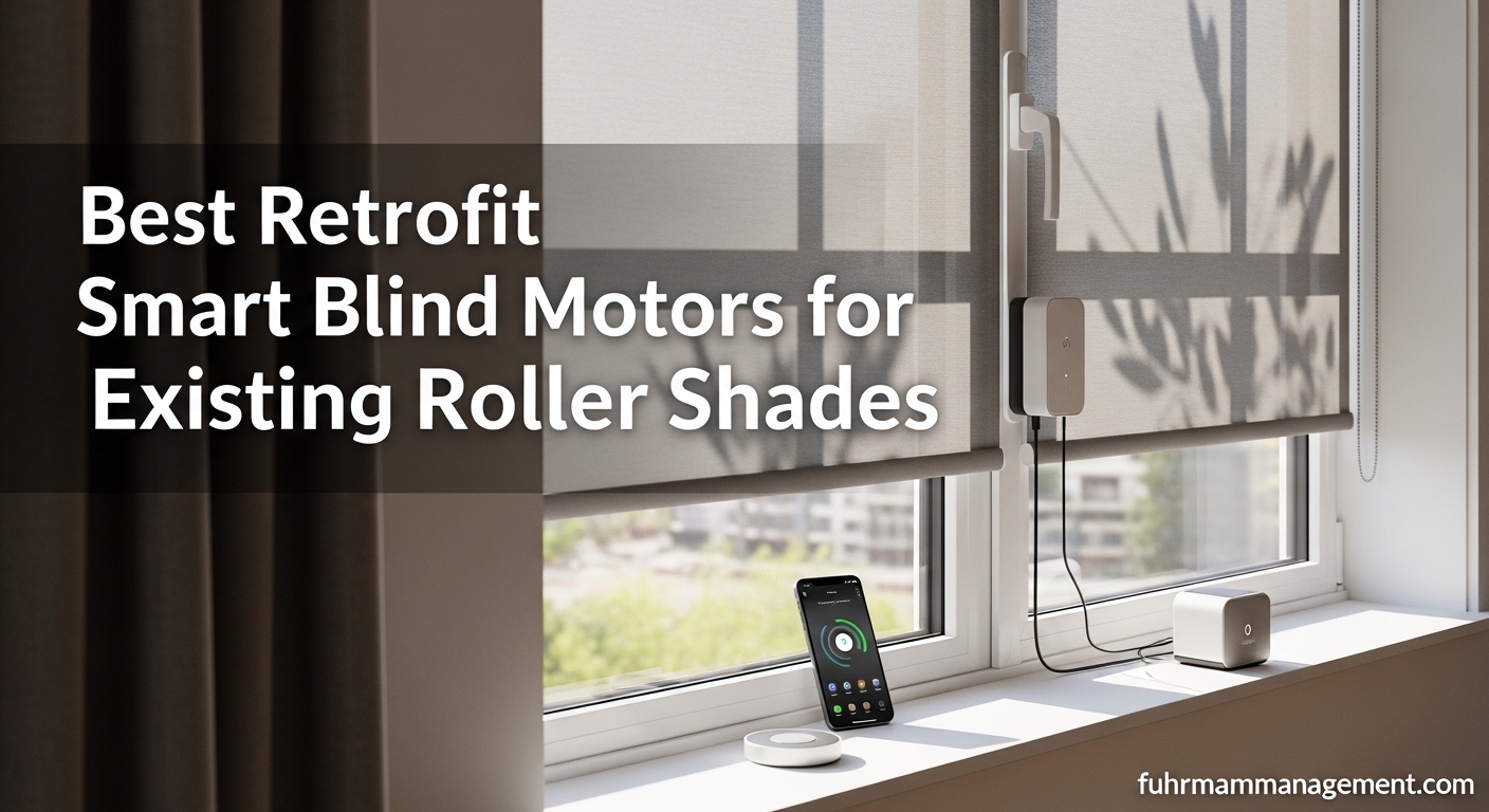 Best Retrofit Smart Blind Motors for Existing Roller Shades