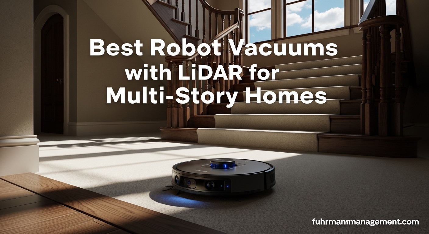 Best Robot Vacuums with LiDAR for Multi-Story Homes