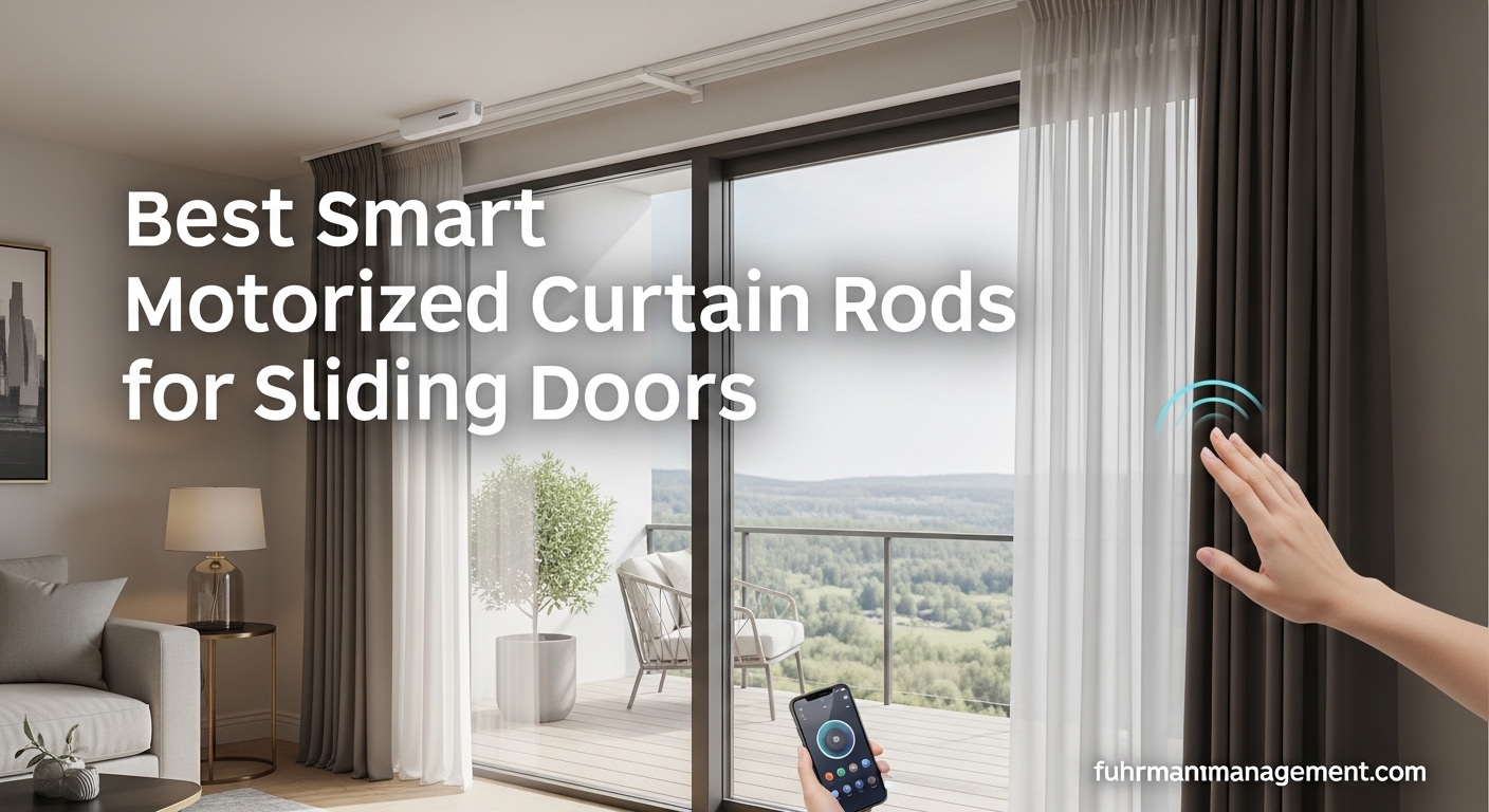 Best Smart Motorized Curtain Rods for Sliding Doors