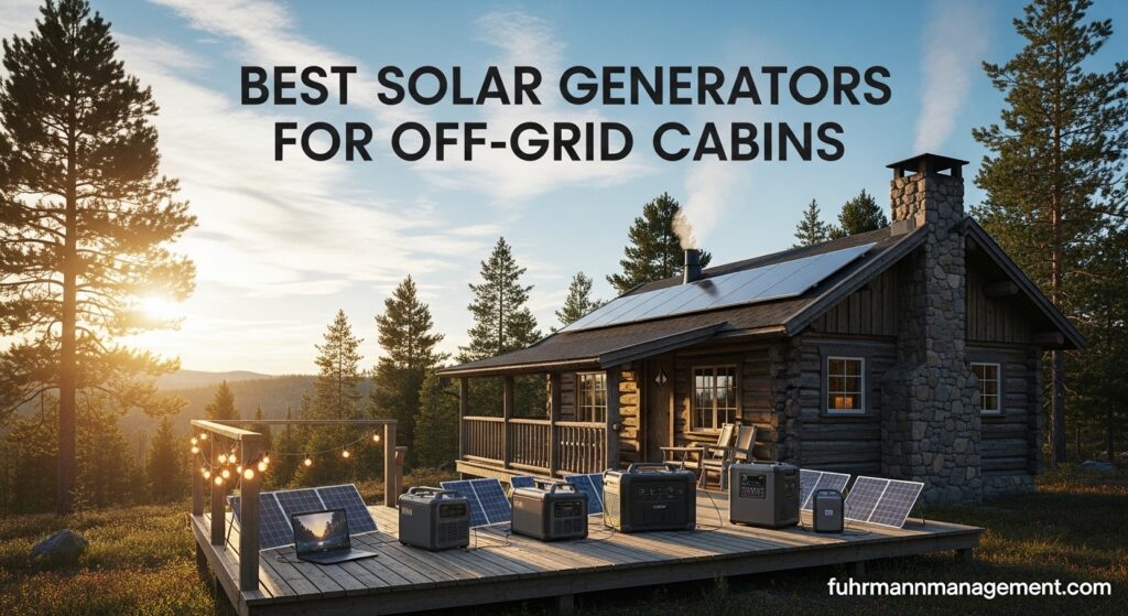 Best Solar Generators for Off-Grid Cabins