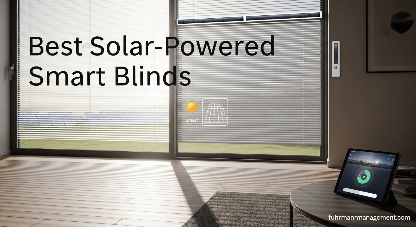 Best Solar-Powered Smart Blinds