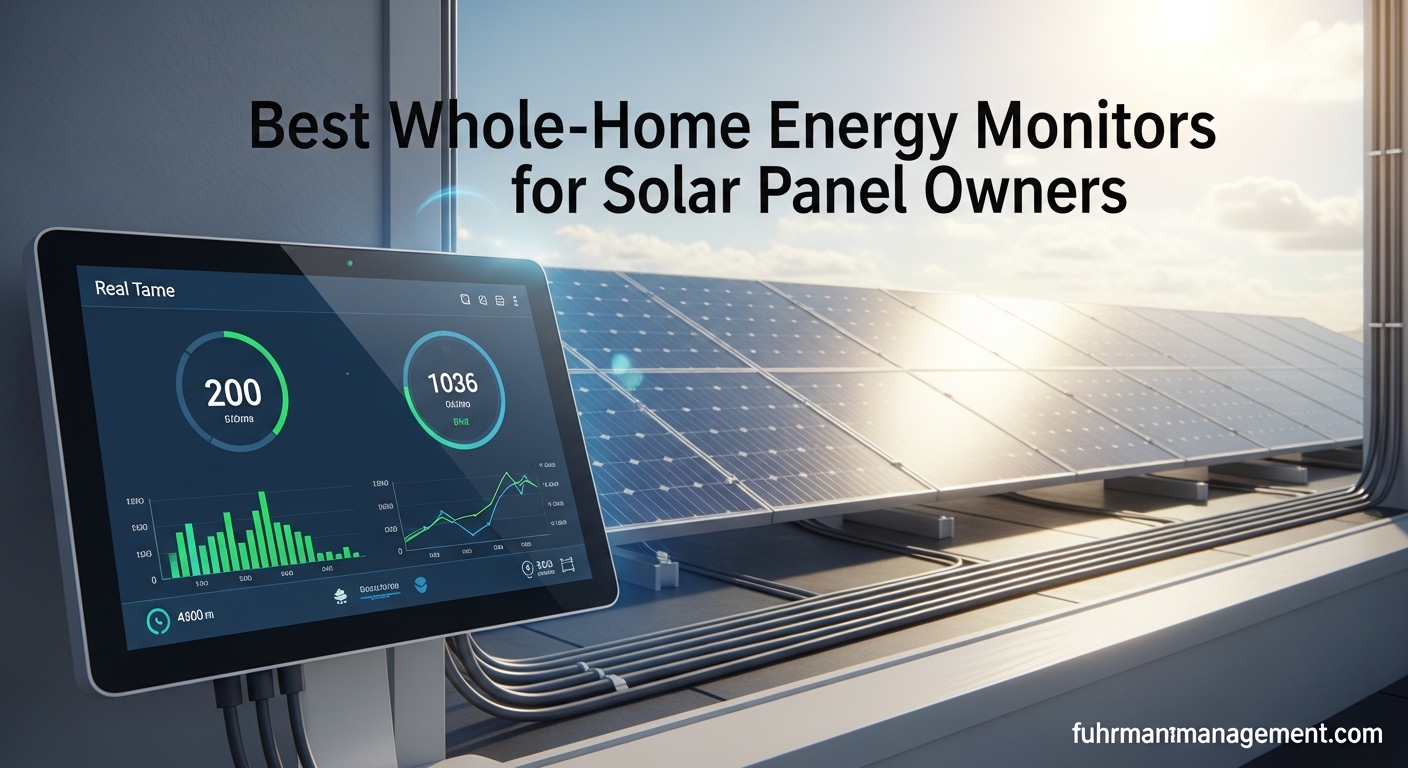Best Whole-Home Energy Monitors for Solar Panel Owners