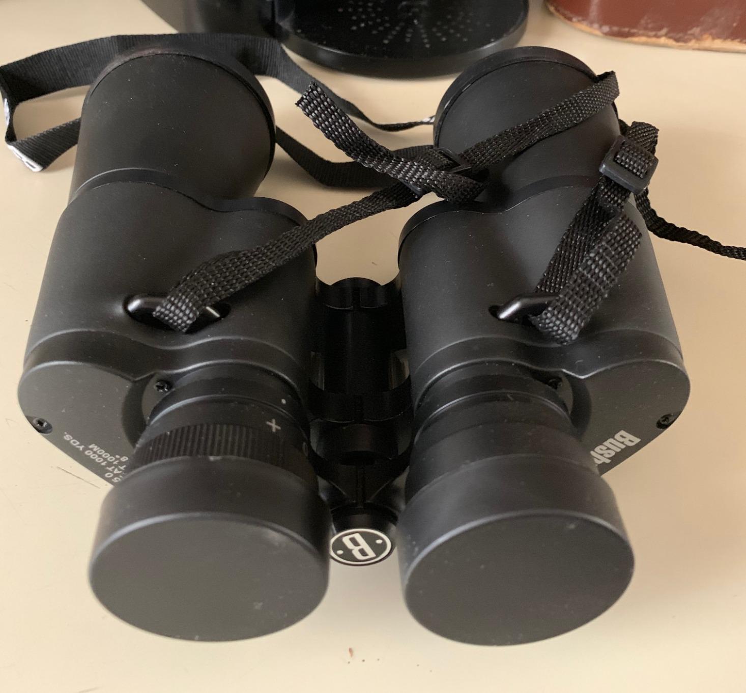 Bushnell Falcon 10x50 Wide-Angle Binoculars - Porro Prism, InstaFocus, BK7, Fold-Down Eyecups, Non-Slip Grip customer photo 1