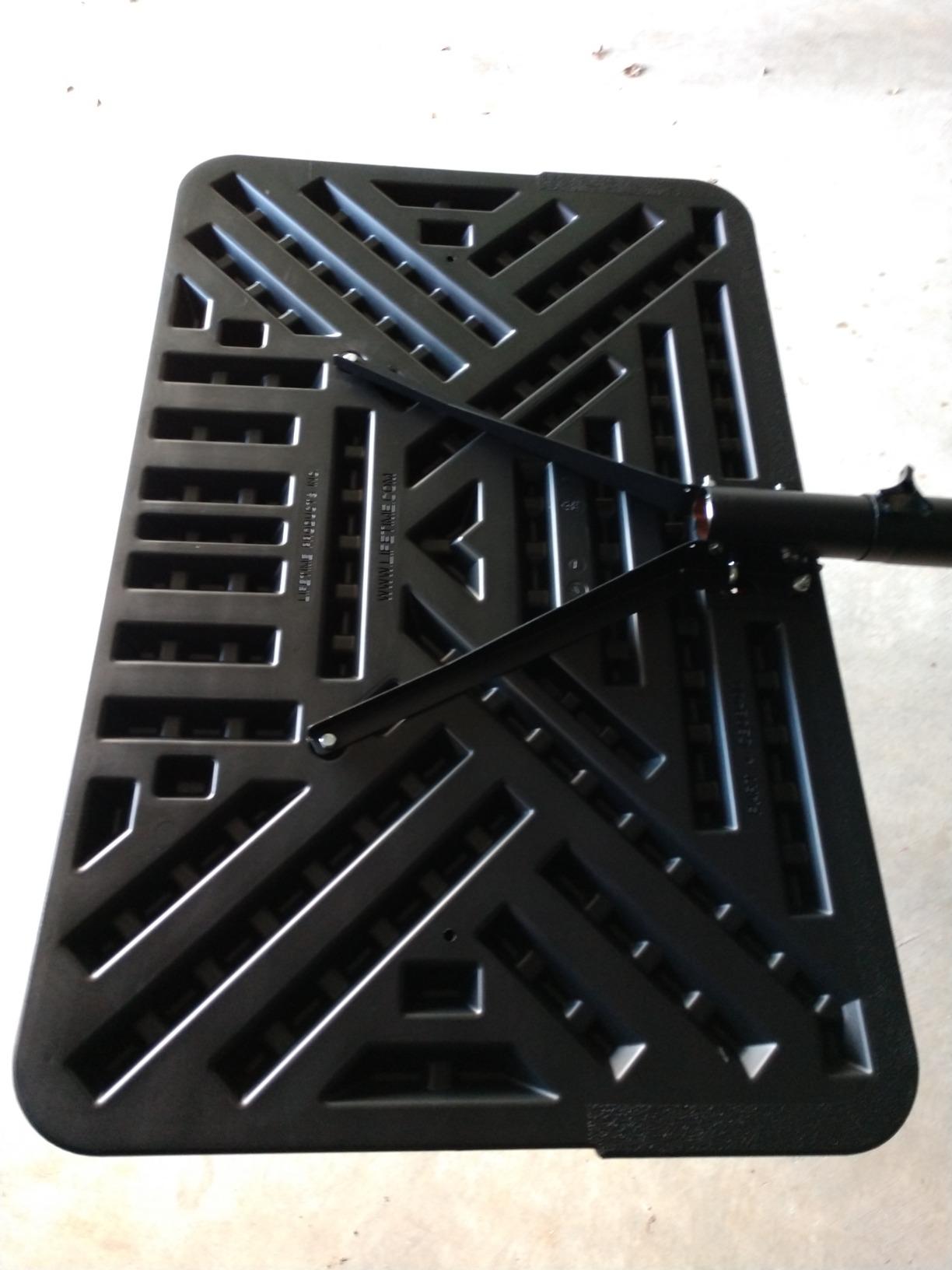 Lifetime Portable Basketball Hoop, Height Adjustable 7.5-10 Ft, Impact 44 Inch Backboard customer photo 2
