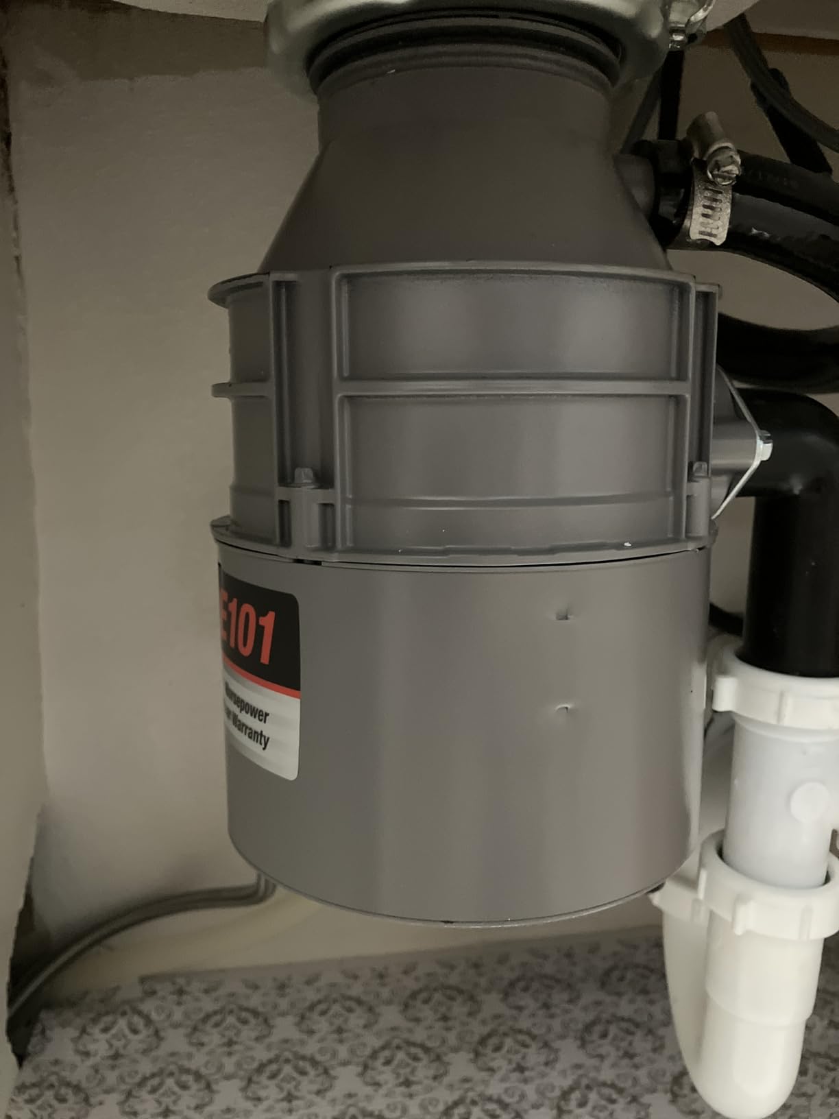 Evergrind E101 1/3 HP Garbage Disposal with Cord customer photo 2