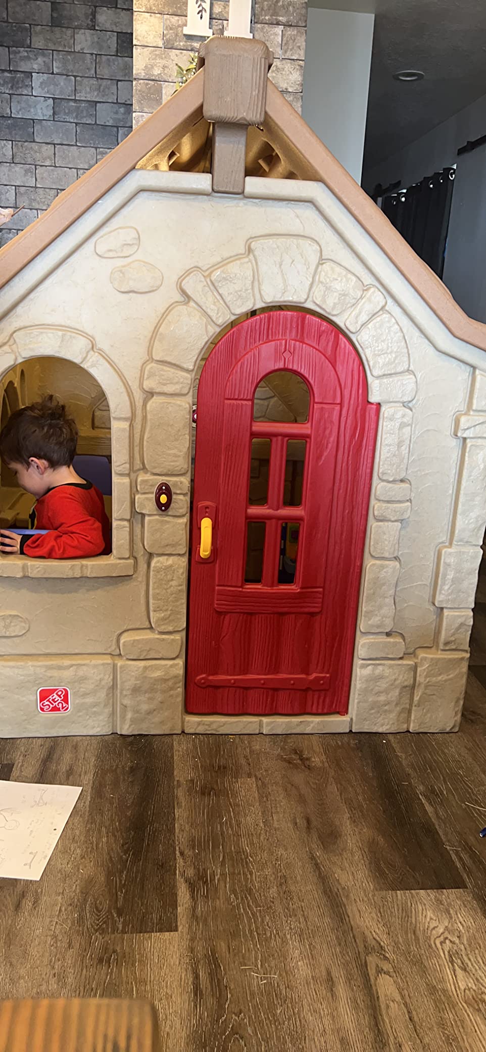 Step2 Naturally Playful Storybook Cottage Kids Playhouse, Indoor/Outdoor Playset, Interactive Play with Sounds, For Toddlers 1.5+ Years Old customer photo 1