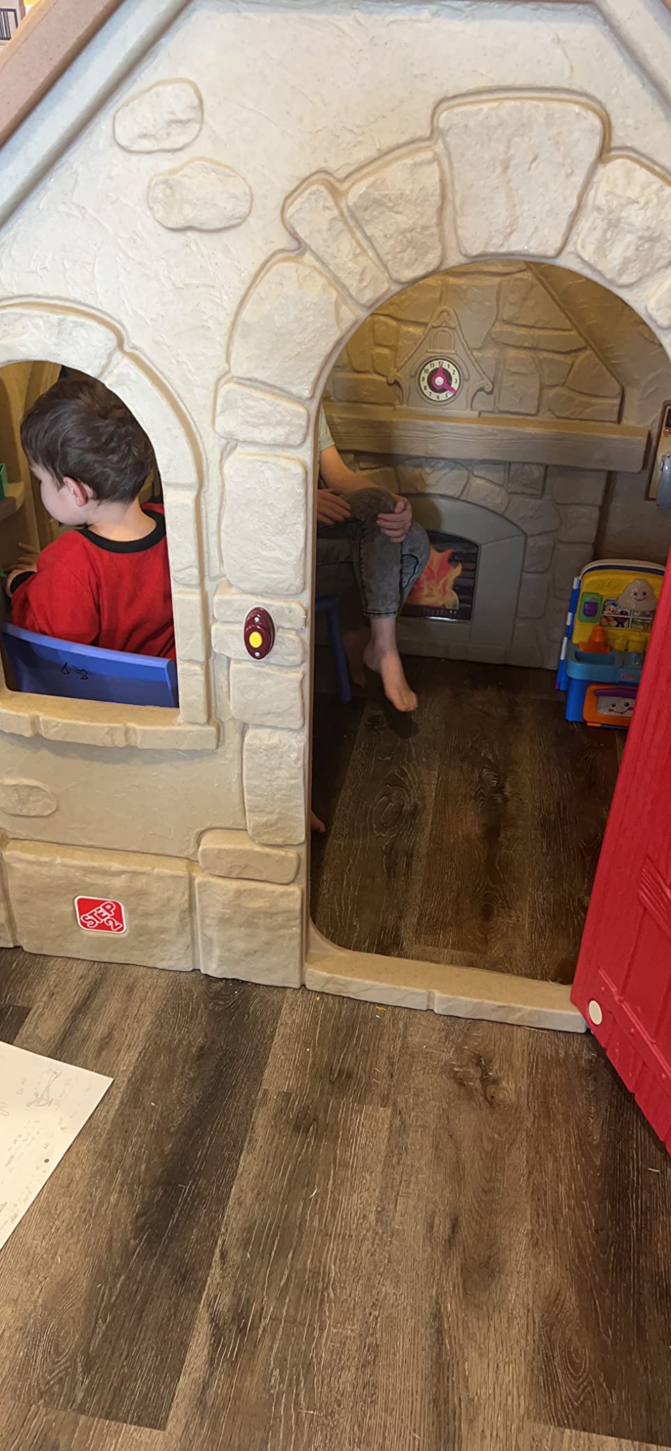 Step2 Naturally Playful Storybook Cottage Kids Playhouse, Indoor/Outdoor Playset, Interactive Play with Sounds, For Toddlers 1.5+ Years Old customer photo 2