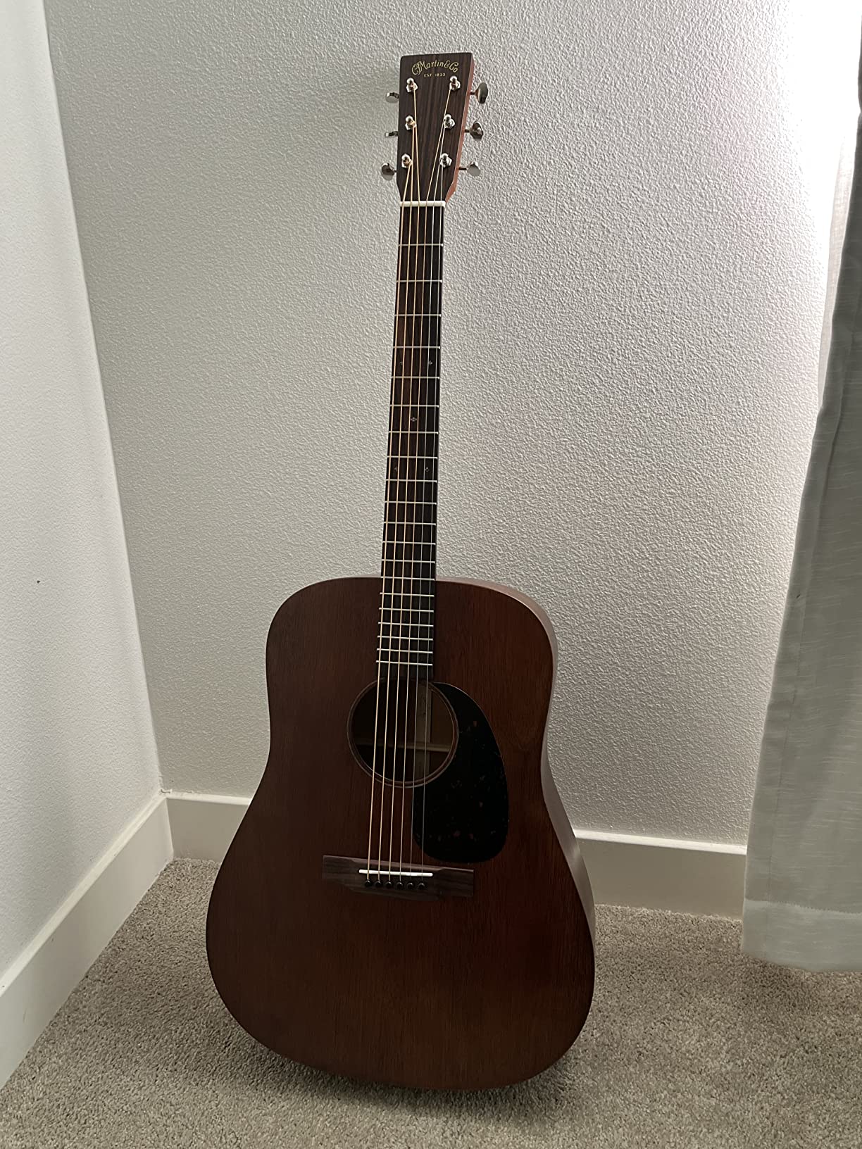 Martin Guitar D-15M with Gig Bag, Acoustic Guitar, Mahogany Construction, Satin Finish, D-14 Fret customer photo 1