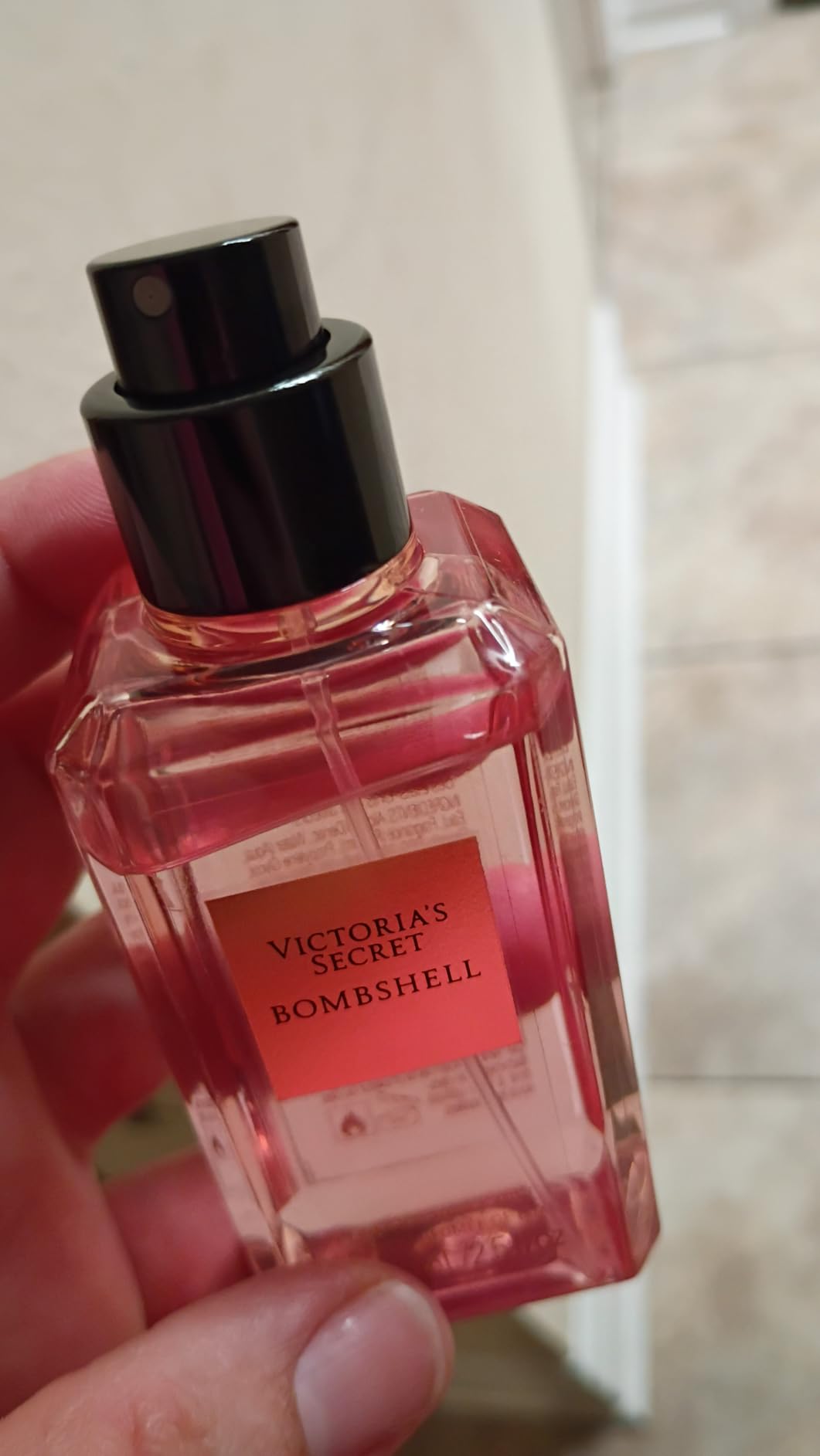 Victoria's Secret Bombshell Mini Fragrance Mist, Notes of Purple Passion Fruit, Shangri-La Peony & Vanilla Orchid, Travel Size Body Spray for Women (2.5 oz) customer photo 2