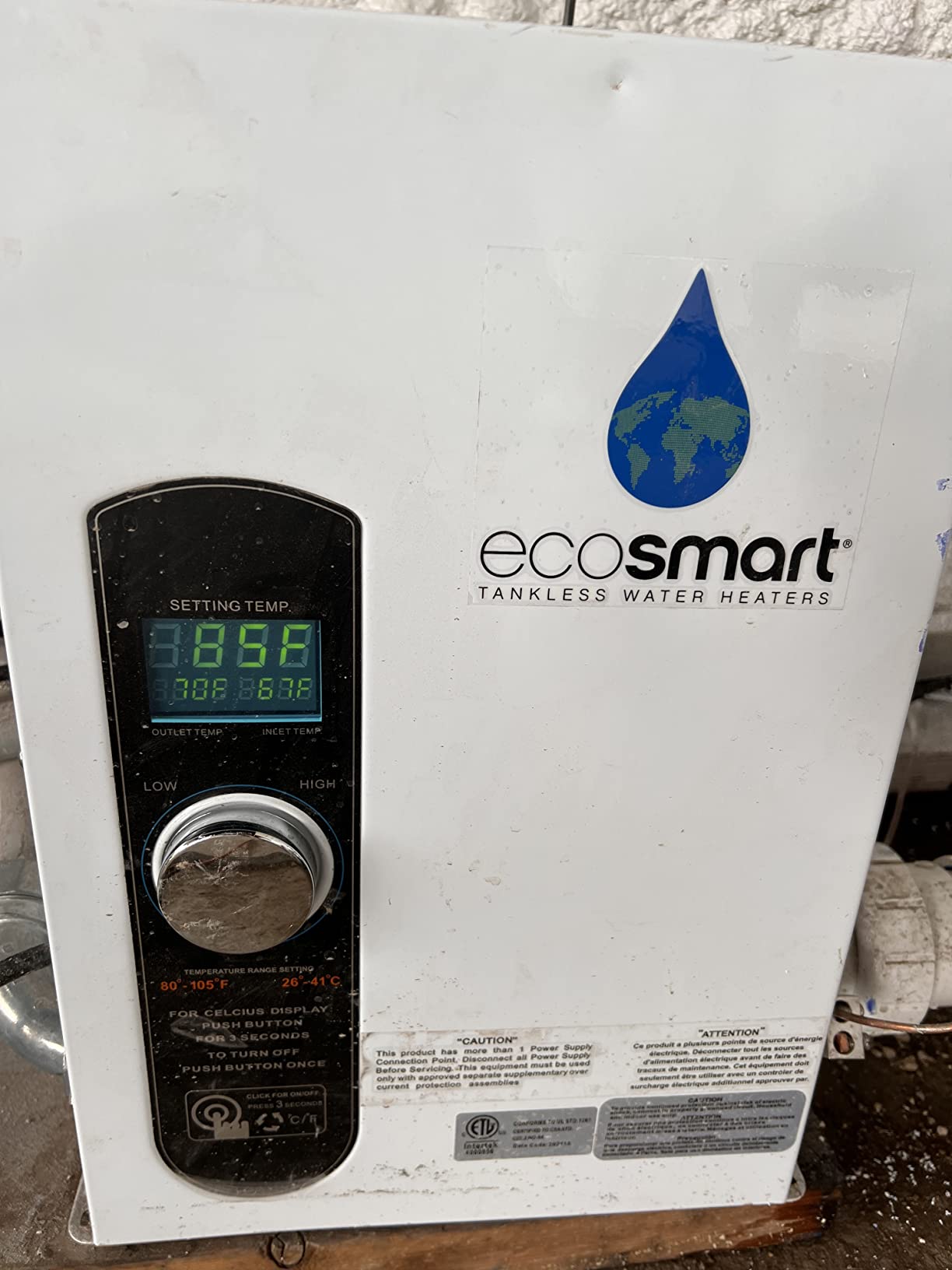EcoSmart SMART POOL 18 Electric Tankless Pool Heater, 18kW, 240 Volt, 75 Amps with Self Modulating Technology customer photo 1