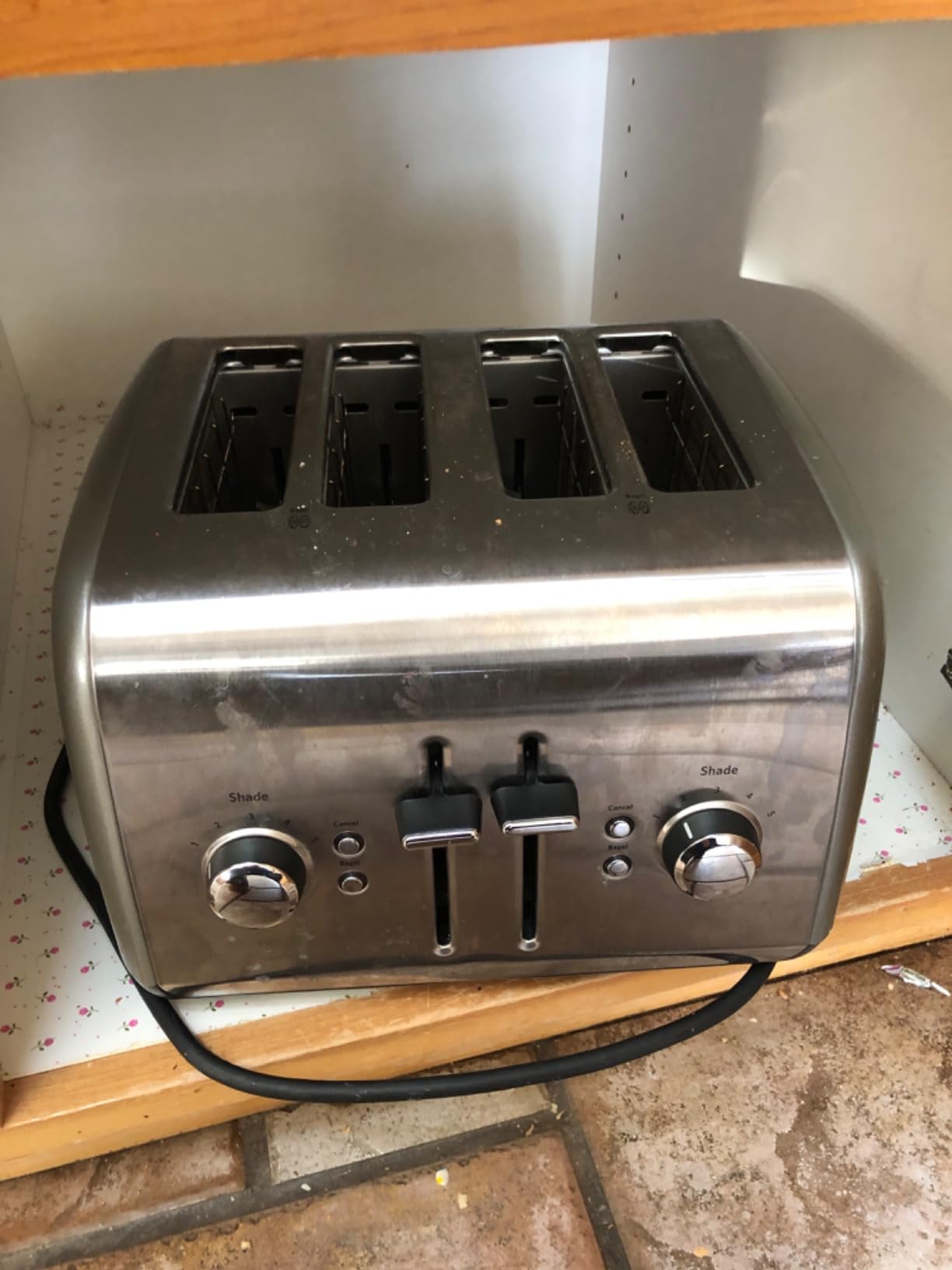 KitchenAid 4 Slice Manual Lift Toaster KMT4115CU, Contour Silver customer photo 2