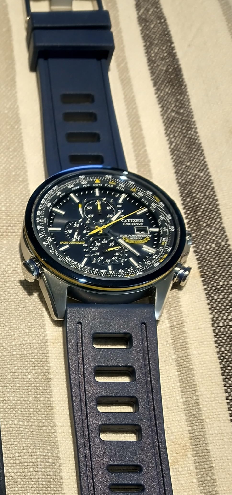 Citizen Men's Eco-Drive Sport Luxury World Chronograph Atomic Time Keeping Watch customer photo 1