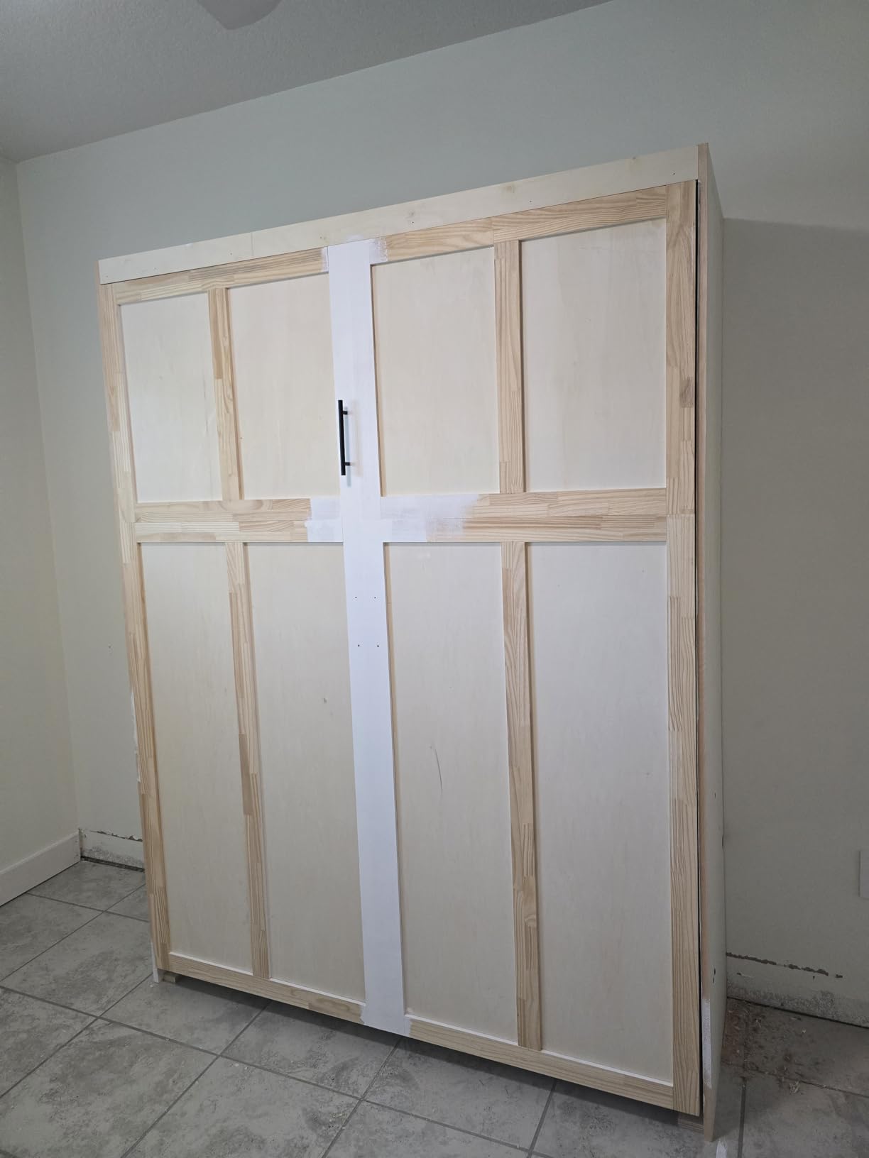 Create-A-Bed Full Size Deluxe Murphy Bed Kit, Vertical (DIY Hardware Kit) customer photo 2