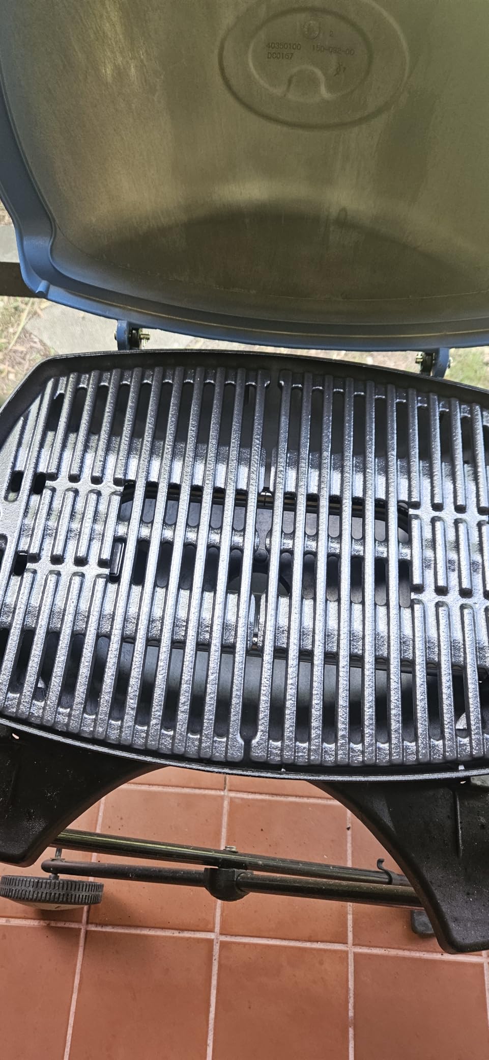 Weber Q1200 Liquid Propane Portable Gas Grill, Titanium customer photo 2