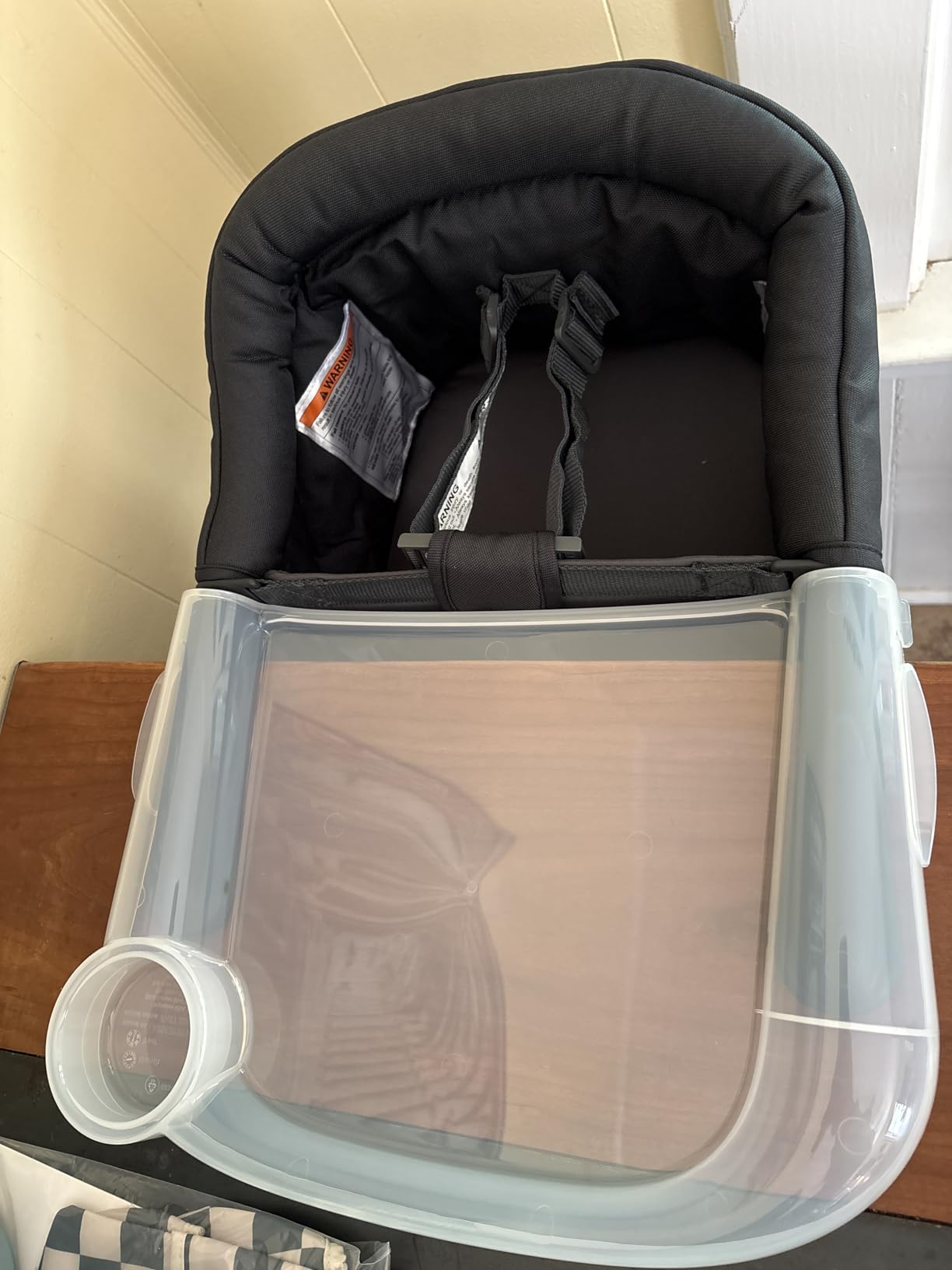Inglesina Fast Table Chair, Black - Portable Baby High Chair - for Babies & Toddlers up to 37 lbs - Collapsible Design customer photo 1