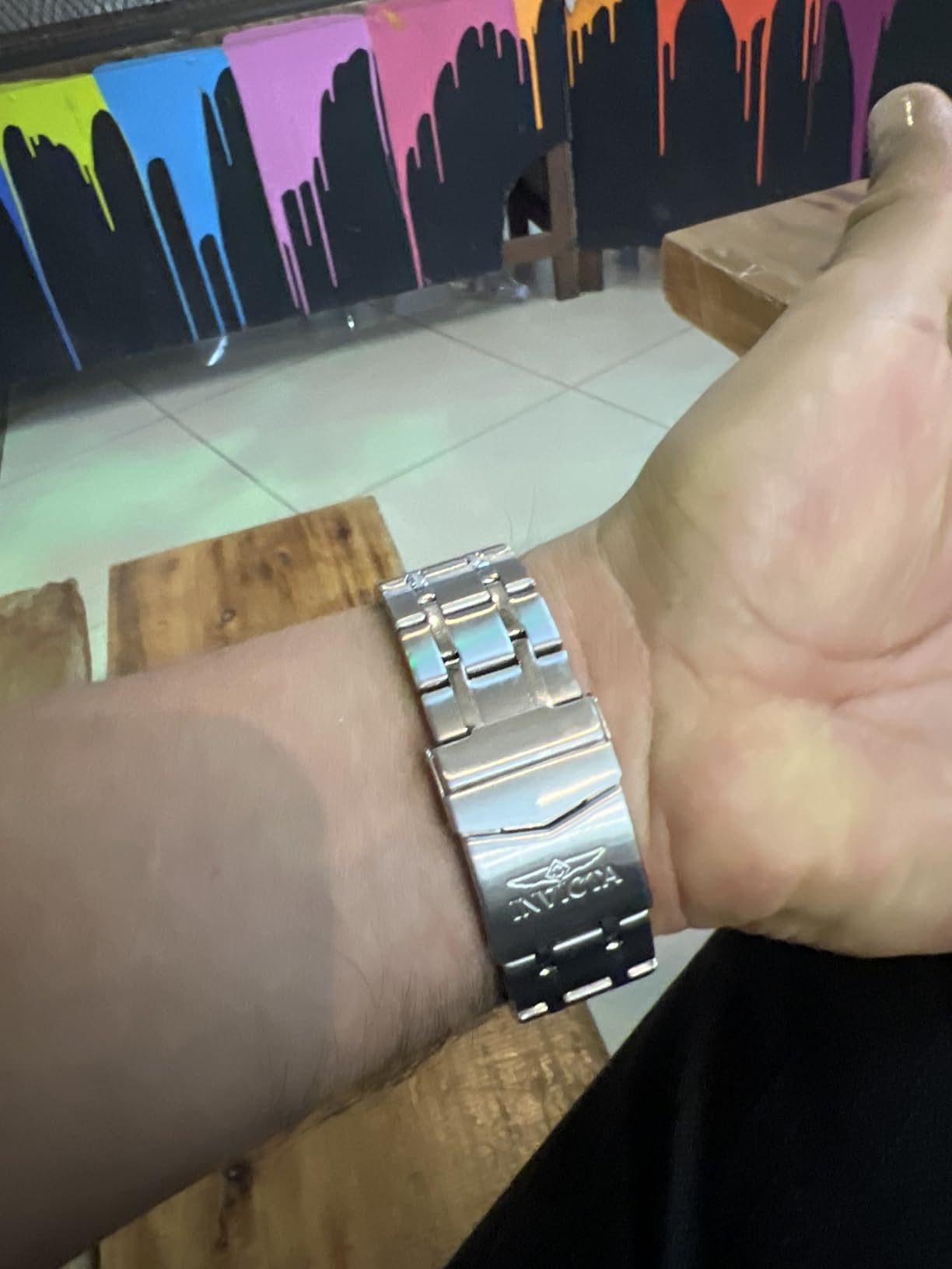 Men's Aviator Analog Display Japanese Quartz Silver Watch, Gold, Black (Model: 12704, 28898, 28899) customer photo 2