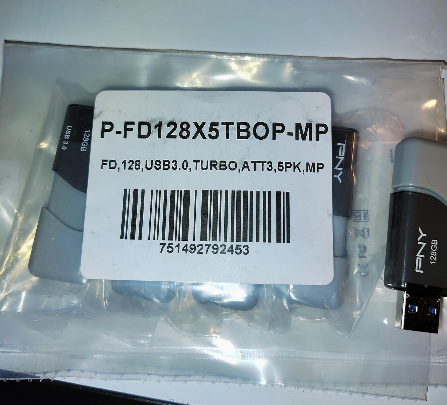 PNY 256GB Turbo Attache 3 USB 3.0 Flash Drive, Grey customer photo 1