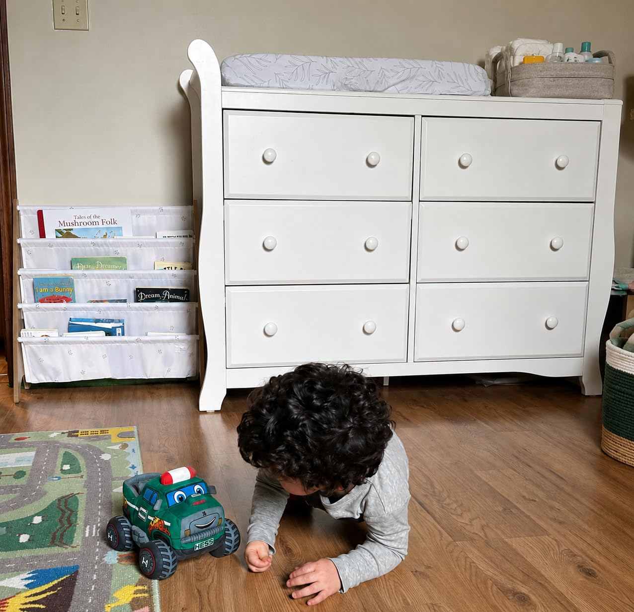 Storkcraft Avalon 6 Drawer Double Dresser (White) - Dresser for Kids Bedroom, Nursery Dresser Organizer, Chest of Drawers customer photo 1