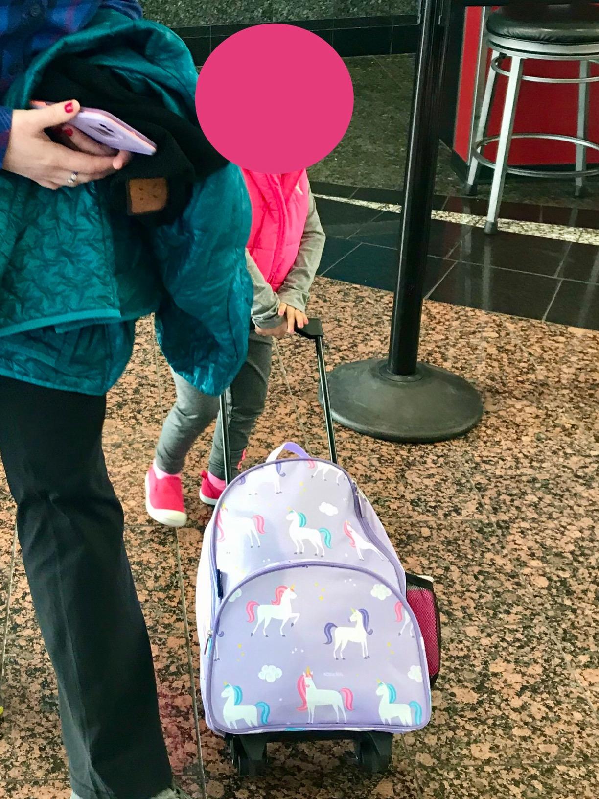 Wildkin Kids 16 Inch Rolling Luggage for Boys & Girls - Lightweight Carry-On Suitcase with Telescoping Handle & Rolling Wheels for School, Travel & Overnight Trips (Trains, Planes, and Trucks) customer photo 2