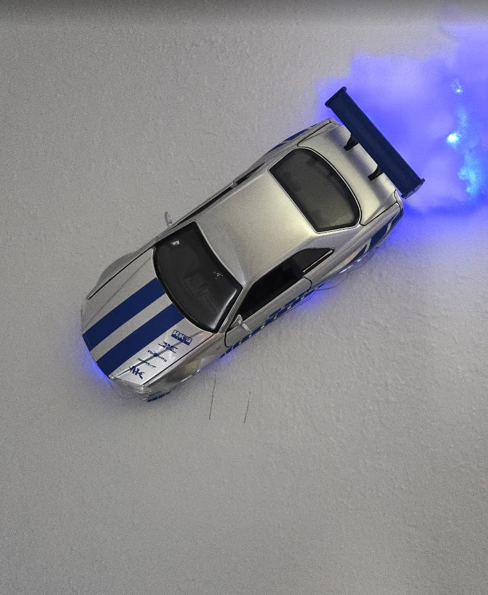 Jada Toys Fast & Furious Brian's 2002 Nissan Skyline R34 Die-cast Car, 1:24 Scale, Silver & Blue customer photo 1