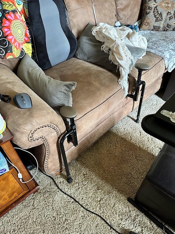 Stander EZ Stand-N-Go, Chair Lift Assist for Elderly, Grab Bar Standing Aid for Seniors, Daily Living Mobility Aid customer photo 1