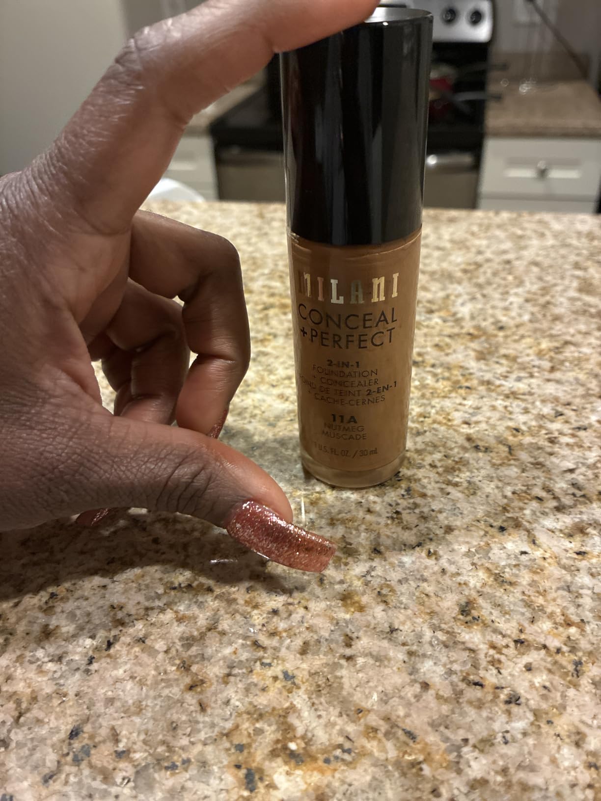 Milani Conceal + Perfect 2-in-1 Foundation + Concealer for a Flawless Complexion, Under Eye Corrector, Cover Redness and Imperfections, Waterproof and Sweatproof - 13-Chestnut customer photo 1