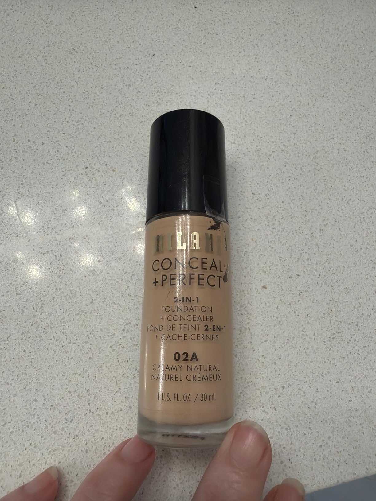 Milani Conceal + Perfect 2-in-1 Foundation + Concealer for a Flawless Complexion, Under Eye Corrector, Cover Redness and Imperfections, Waterproof and Sweatproof - 13-Chestnut customer photo 2