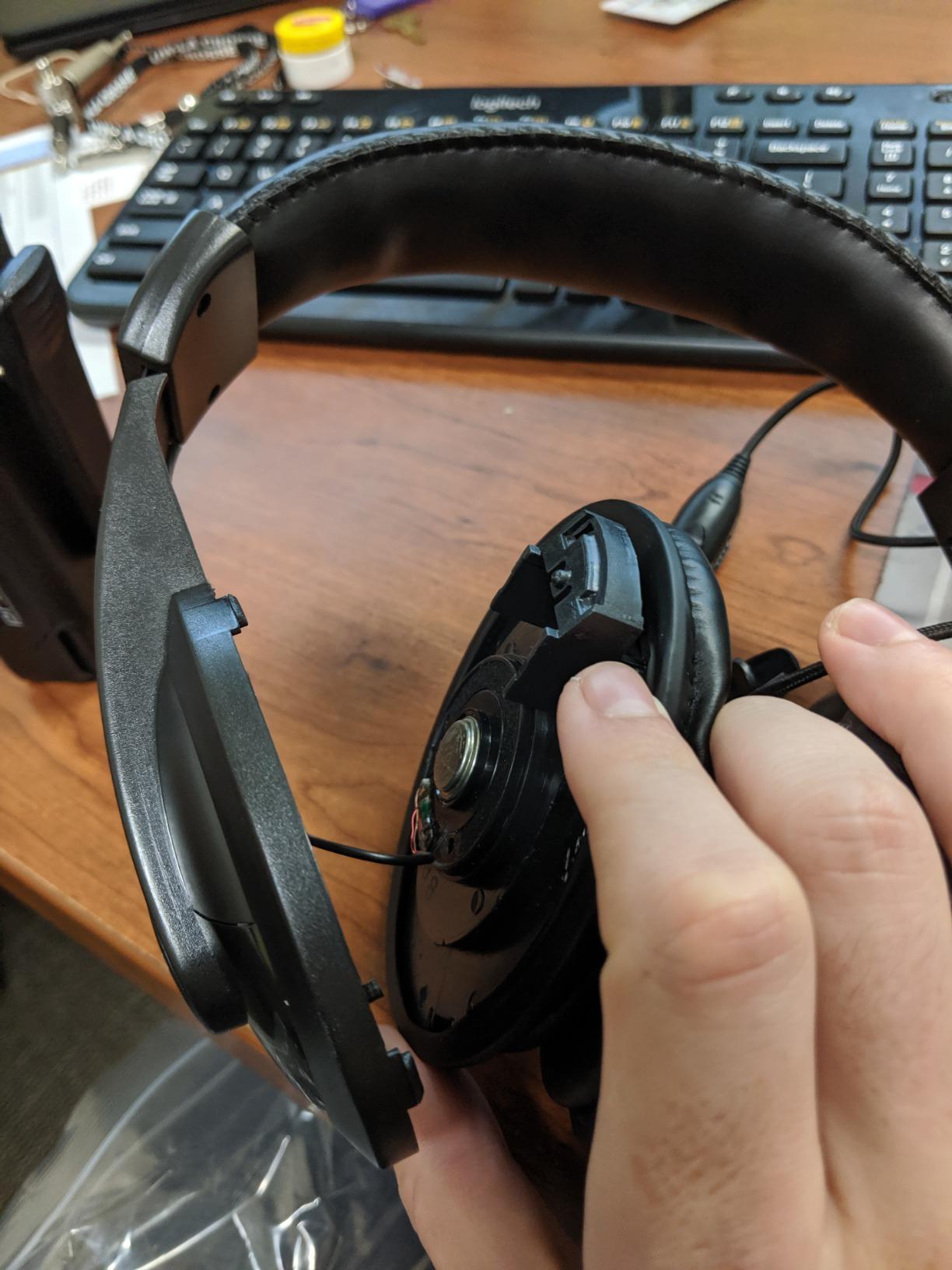 Retevis Walkie Talkie Headset with Mic, Hearing Protection Earmuffs, Boom Mic, Compatible with Baofeng UV-5R BF-F8HP customer photo 2