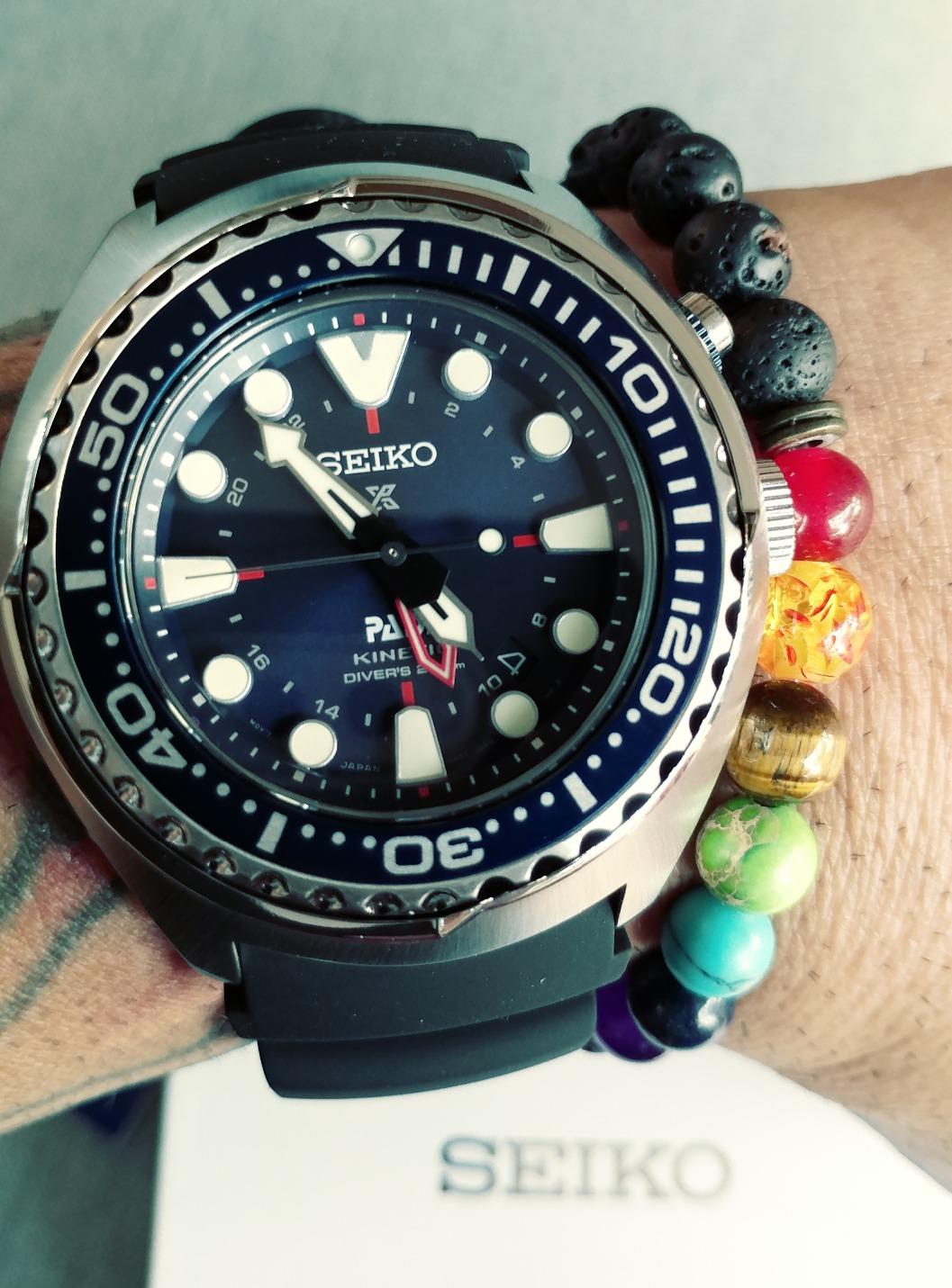 Seiko Prospex Special Edition Padi Kinetic GMT Diver Men's Watch SUN065P9 customer photo 1