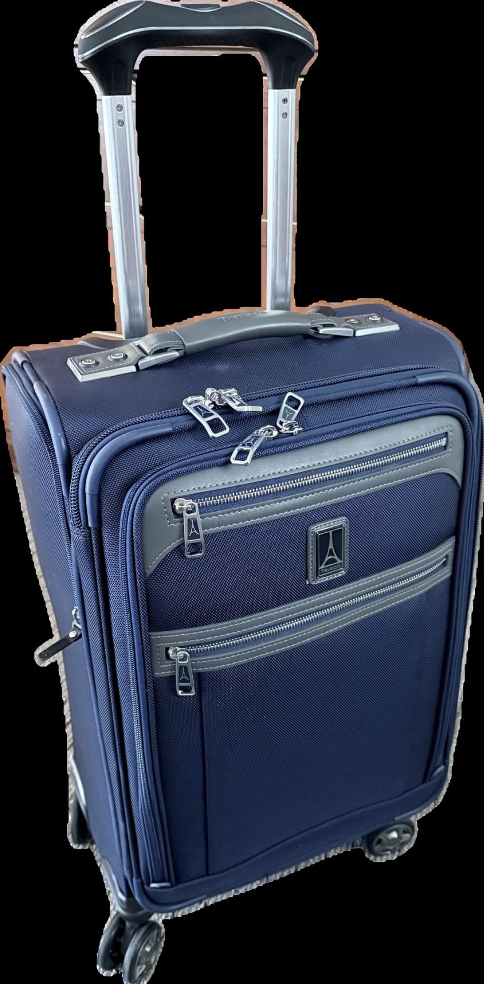 Platinum Elite Softside Expandable Checked Luggage, 8 Wheel Spinner Large Suitcase, TSA Lock, Men and Women, Shadow Black, Checked Large 29-Inch customer photo 1