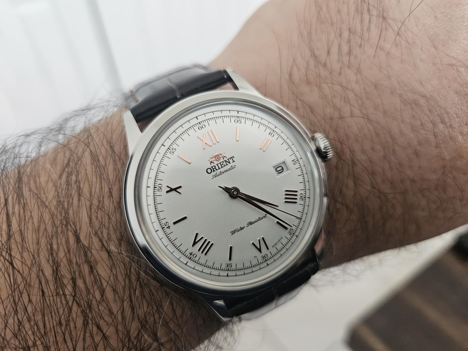Orient Bambino Version 2 | Automatic/Hand-Winding Wrist Watch | 40.5 mm Case | Classic Watch customer photo 1