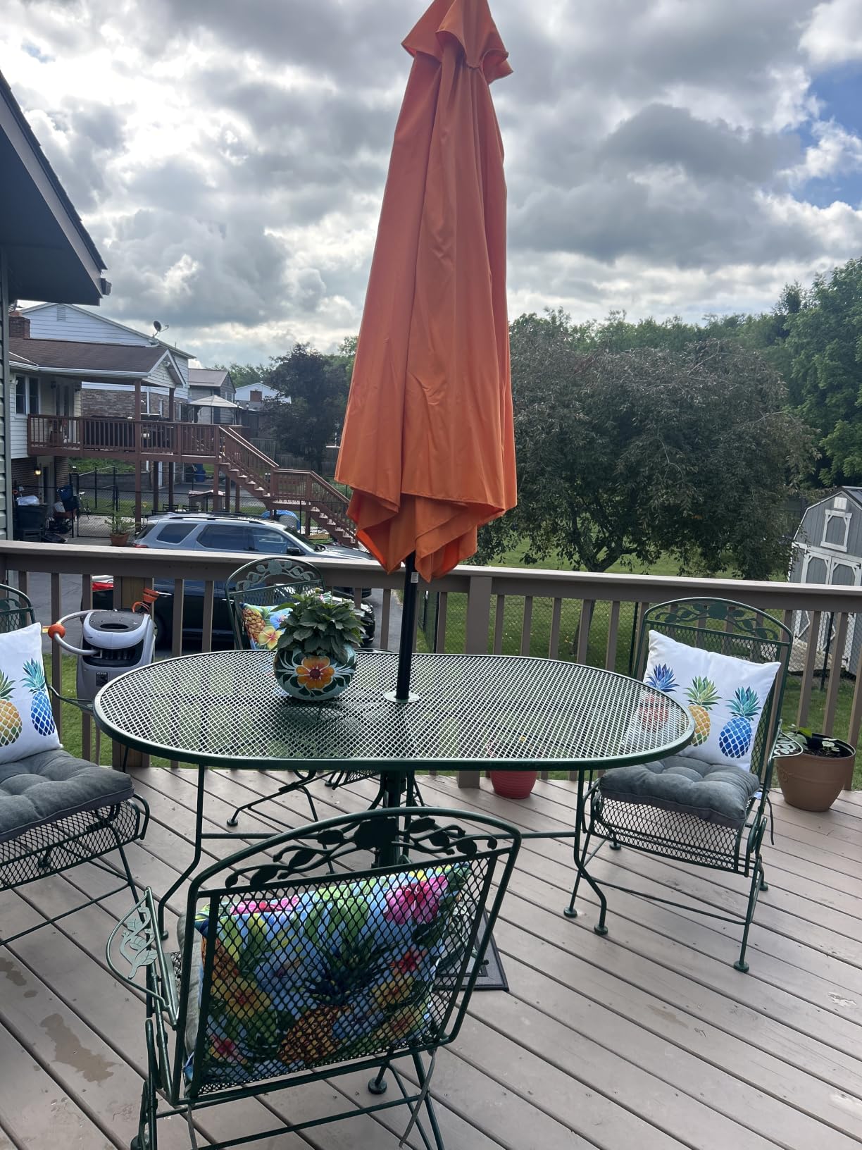 Best Choice Products 10ft Outdoor Patio Umbrella, Outdoor Table Umbrella, Yard Umbrella, Market Umbrella with 8 Sturdy Ribs, Push Button, Tilt and Crank - Tan customer photo 1