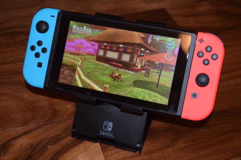 HORI Compact Playstand for Nintendo Switch Officially Licensed by Nintendo, Adjustable customer photo 1