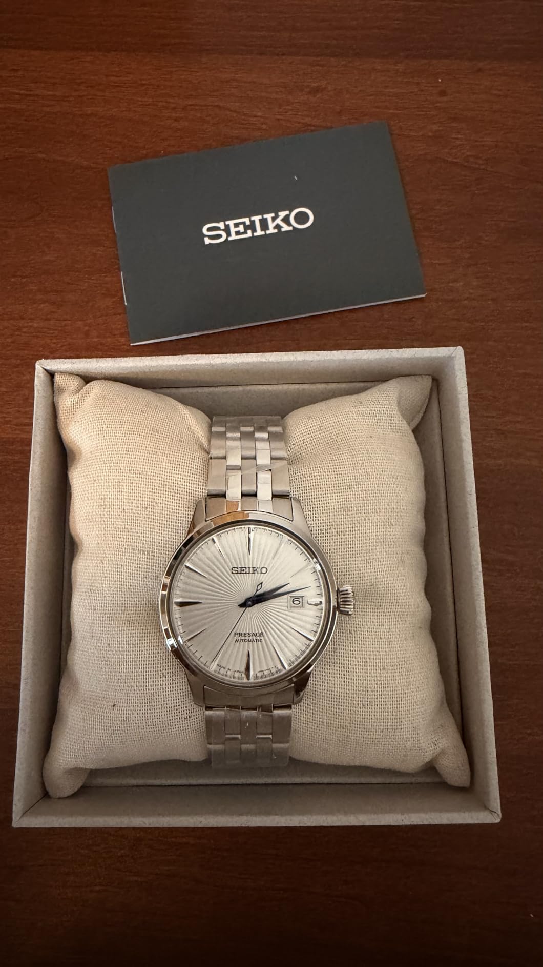 Automatic Watch for Men - Presage Collection - Stainless Steel, Water-Resistant 50M customer photo 1